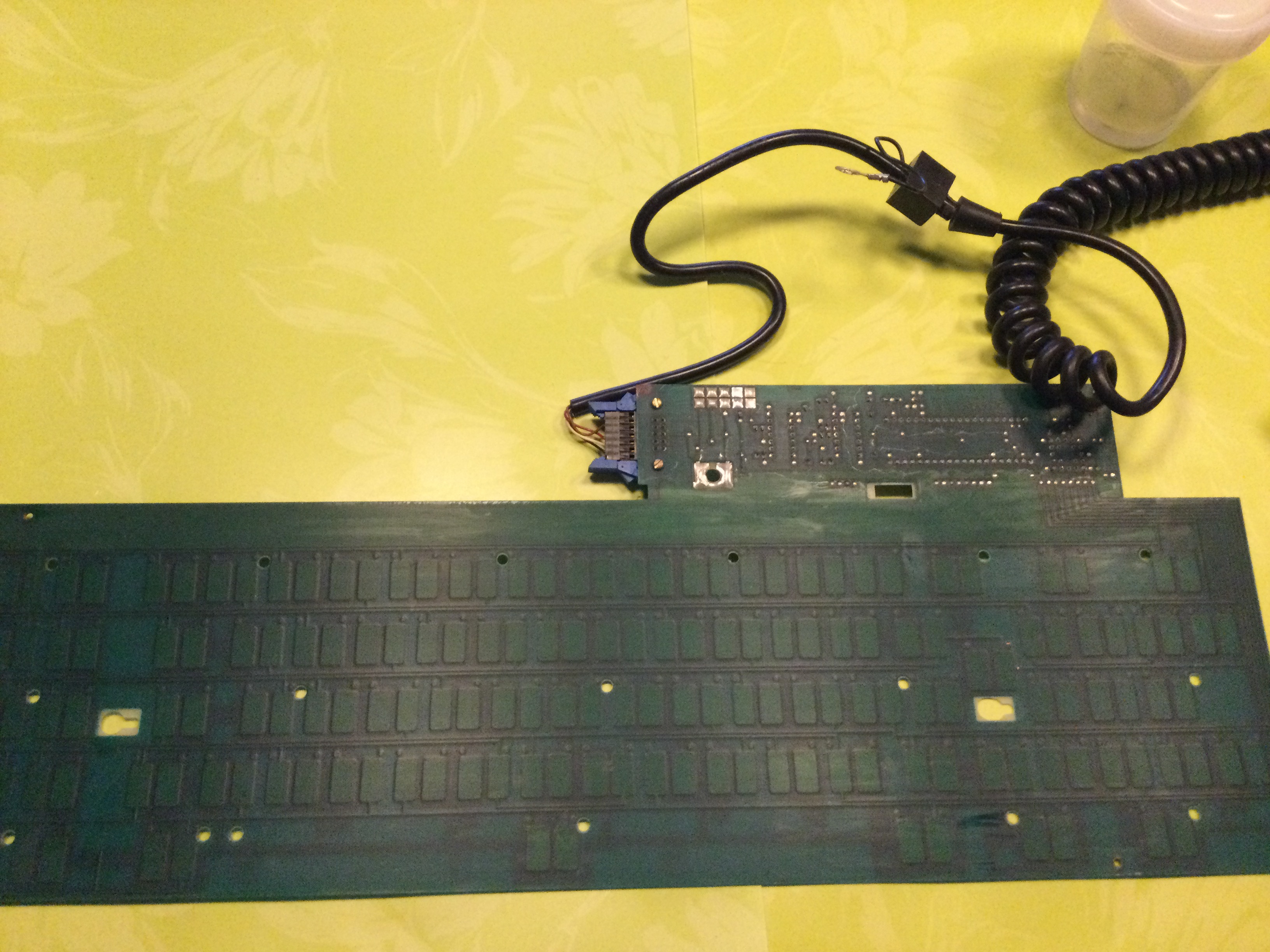 Die Tastatur - Platine - Detailansicht