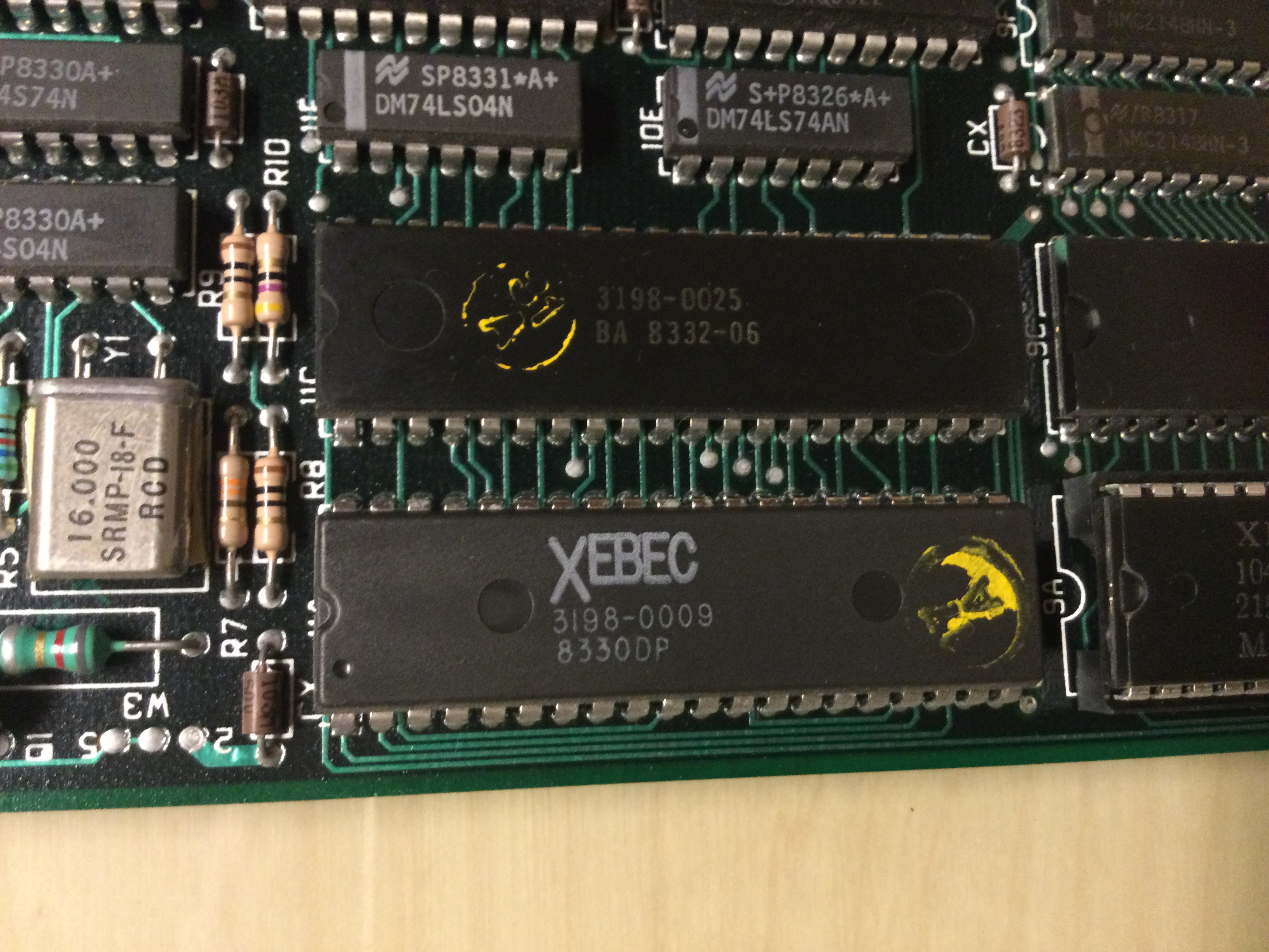 Der Festplatten Controller - XEBEC Controller Chip