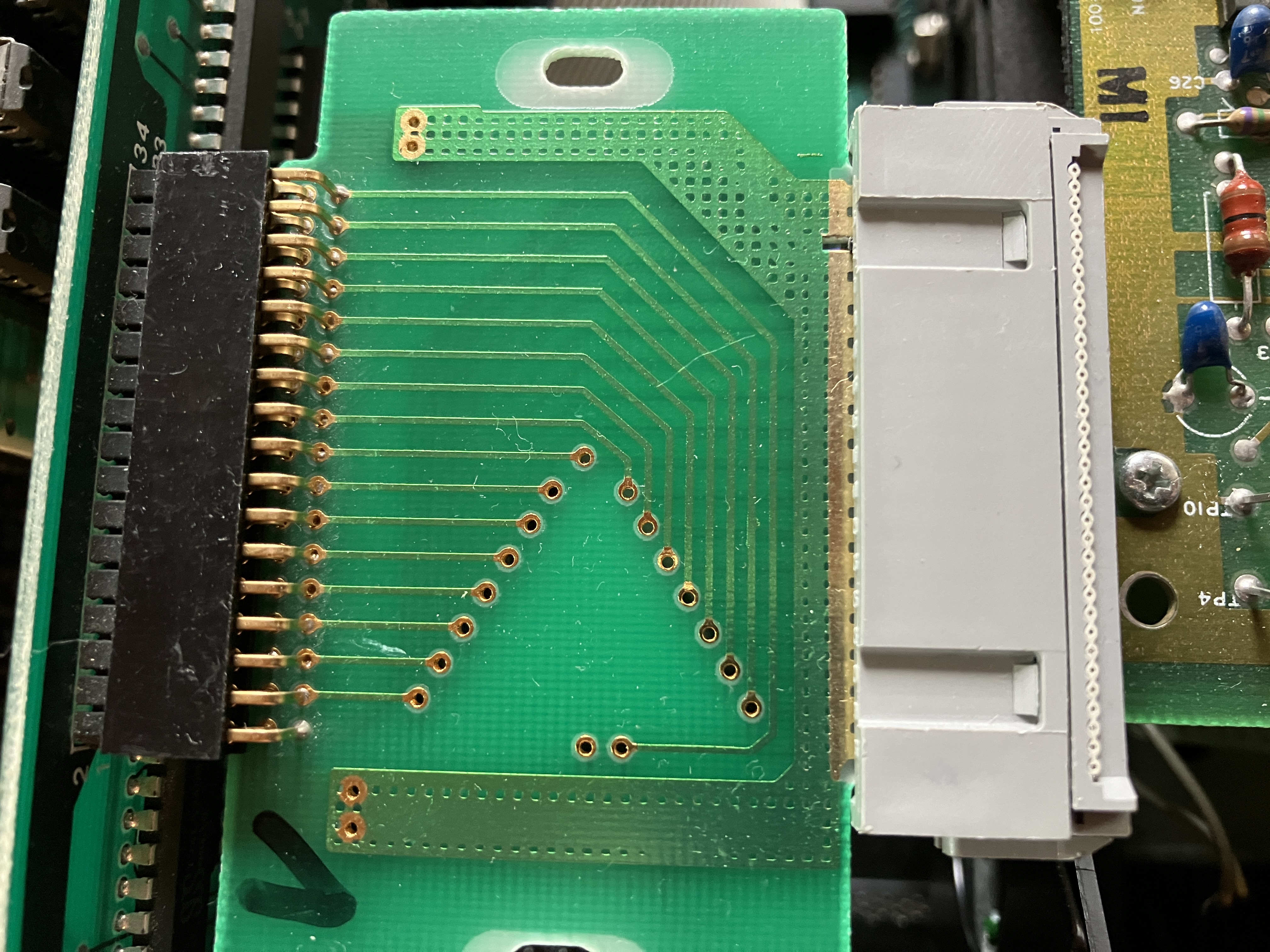 Detailansicht Floppy Kabel Adapter