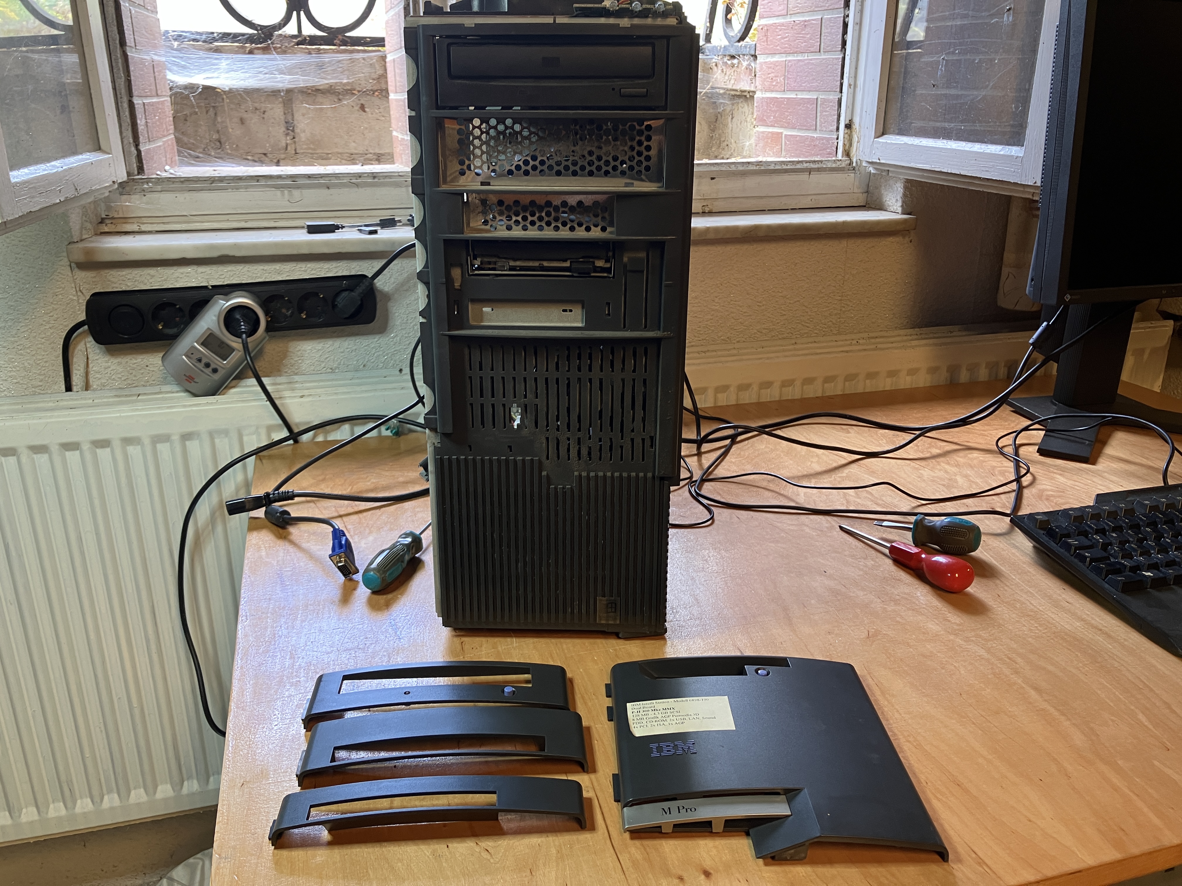 System ohne vordere Blenden
