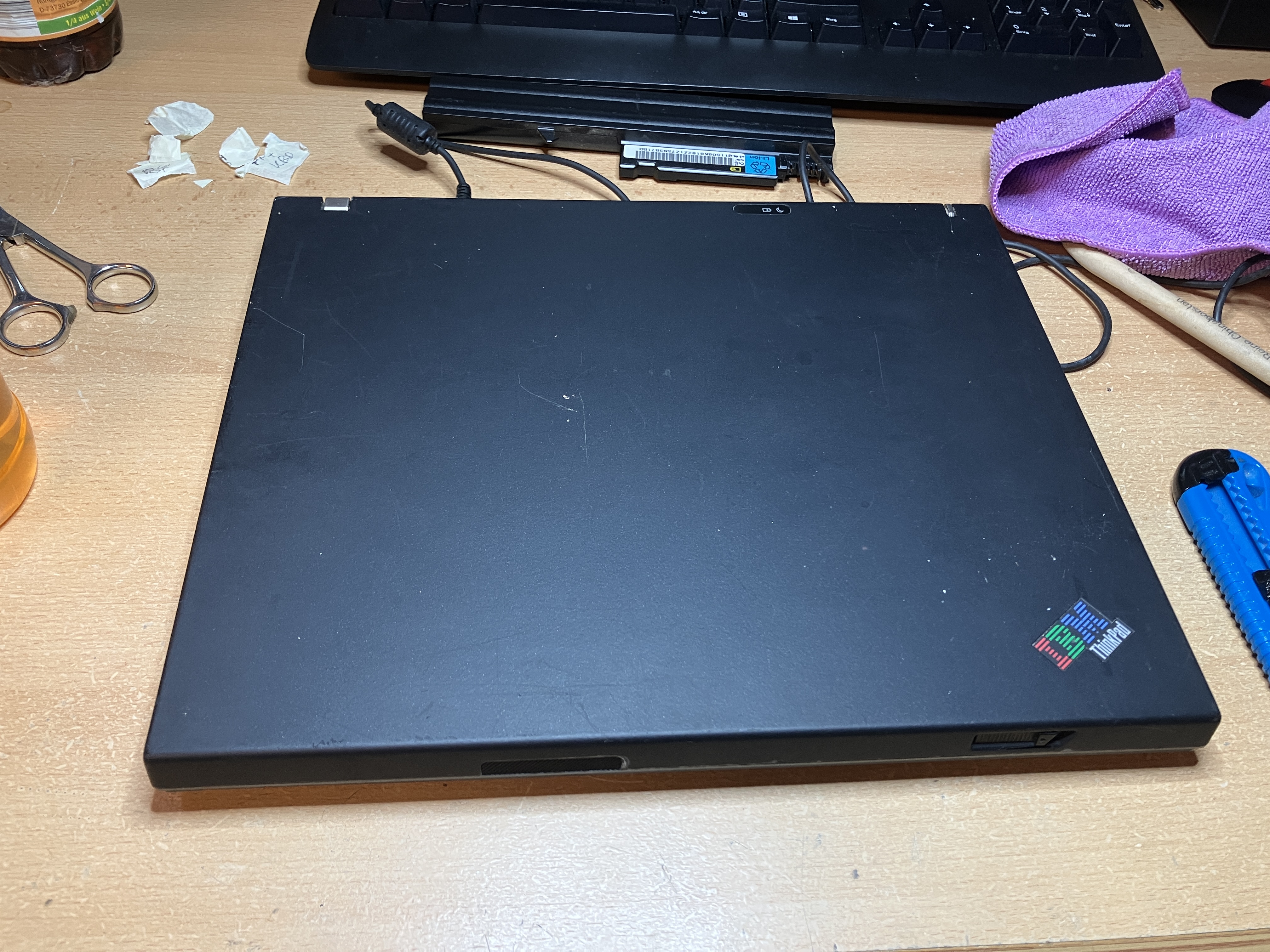 Notebook wieder zusammen gesetzt